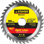 Диск пильный 190х30 36 Z по дереву Stayer