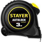 Рулетка 3м*16мм STAYER AutoLock с автостопом