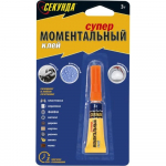 Клей моментальный СЕКУНДА, 3г.
