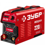 Сварочный инвертор ЗУБР MMA СА-220 RED MACHINE