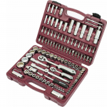 Набор инструмента универсальный 1/4", 1/2"DR, 12-гранные головки, 108 предметов Thorvik UTS0108/12
