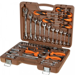 Набор инструмента универсальный 1/4", 1/2"DR, 55 предметов Ombra OMT55S