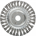 Корщетка (диск) для УШМ 150х22 (0,5 мм, витая, сталь) MOS