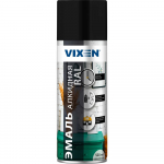Эмаль универсальная алкидная черная матовая (0,52л) RAL 9005 VIXEN