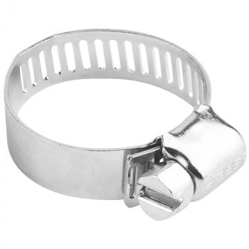 Хомут червячный д.13-26мм, оцинкованный ширина ленты 8мм (200шт) ЗУБР от компании Сварнов в Казани