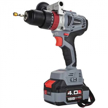 Дрель-шуруповерт ProfiPower MKDHP-18V (18B, бесщ, ударная, АКБ Li-ion-2шт, 4,0Ач, 80Нм, з/у, кейс) от компании Сварнов в Казани