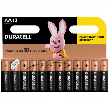 Батарейка алкалиновая тип АА Duracell LR6 (12шт) пальчиковая C0037388 от компании Сварнов в Казани