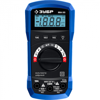 Мультиметр ЗУБР MА-55 цифровой от компании Сварнов в Казани