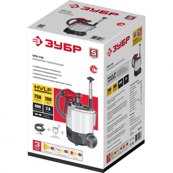 Краскопульт ЗУБР КПЭ-750, изображение 4 от компании Сварнов в Казани