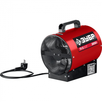 Пушка тепловая электрическая ЗУБР 3 кВт ТП-3, изображение 2 от компании Сварнов в Казани