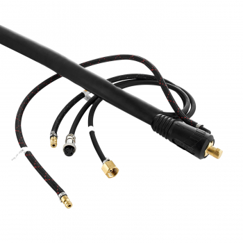 Горелка аргонодуговая TIG TS 18 8м (ОКС+б/р, 1/4G, 2pin) ANAKONDA ПТК, изображение 2 от компании Сварнов в Казани