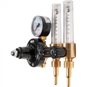 Регулятор для углекислоты и аргона Base Control SE FLOW AR/CO2 с 2 ротаметрами GCE KRASS(поверенный), изображение 2 от компании Сварнов в Казани