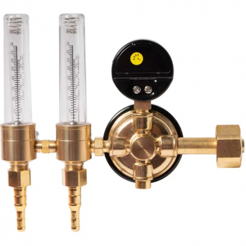 Регулятор для углекислоты и аргона Base Control SE FLOW AR/CO2 с 2 ротаметрами GCE KRASS(поверенный), изображение 3 от компании Сварнов в Казани