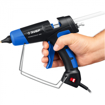 Пистолет термоклеевой электрический d 11мм, 20г/мин ЗУБР 200 Профессионал, изображение 3 от компании Сварнов в Казани