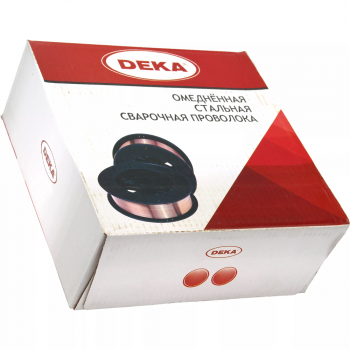 Проволока сварочная СВ-08Г2С-О ф 0,6 мм (5 кг) D-200 Deka (ER70S-6) (уценка: сломана катушка), изображение 2 от компании Сварнов в Казани