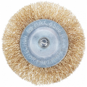 Корщетка (диск) для дрели 75мм со шпилькой, плоская, Ермак, изображение 3 от компании Сварнов в Казани