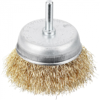 Корщетка (чашка) для дрели 75мм со шпилькой, металл Ермак от компании Сварнов в Казани
