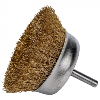 Набор щеток металл со шпильками 5пр (50мм, 75мм - плоские, 25мм, 50мм, 75мм - чашки) Ермак, изображение 6 от компании Сварнов в Казани