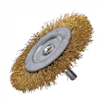 Набор щеток металл со шпильками 6пр (40мм-2шт, 50мм, 65мм, 75мм - плоские, 50мм - чашка) Ермак, изображение 3 от компании Сварнов в Казани