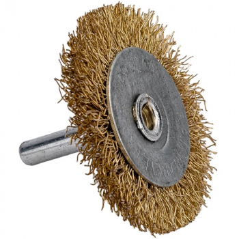 Набор щеток металл со шпильками 6пр (40мм-2шт, 50мм, 65мм, 75мм - плоские, 50мм - чашка) Ермак, изображение 5 от компании Сварнов в Казани