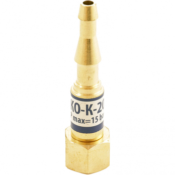 Клапан обратный КО-К-20 на вход резака GCE KRASS