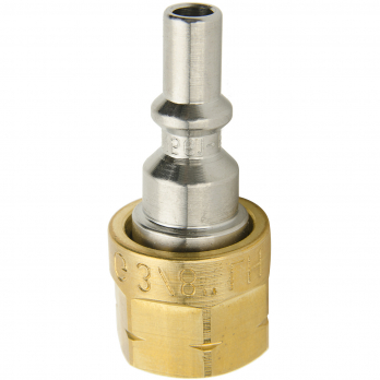 Резьбовая муфта ISO, Горючий газ, G3/8LH GCE KRASS