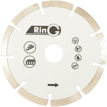 Круг алмазный 125х7х2,1х22,23 сегментированный Ring