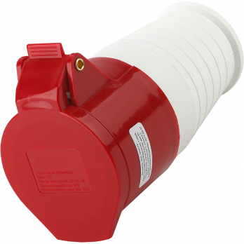 Розетка 224 переносная 3Р+РЕ 32А 380В IP44 TDM