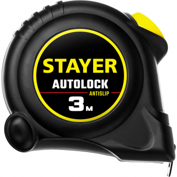 Рулетка 3м*16мм STAYER AutoLock с автостопом