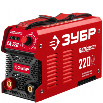 Сварочный инвертор ЗУБР MMA СА-220 RED MACHINE