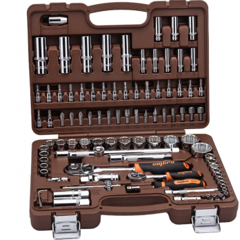 Набор инструмента универсальный 1/4", 1/2"DR, 12-гранные головки 1/2"DR, 94 предмета Ombra OMT94S12