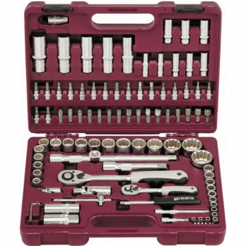 Набор инструмента универсальный 1/4", 1/2"DR, головки MultiProf, 94 предмета Thorvik UTS0094MP