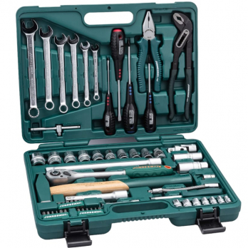 Набор инструмента универсальный 1/4", 1/2"DR, 60 предметов Jonnesway S04H52460S