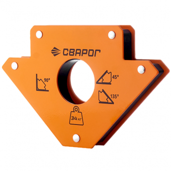 Магнитный фиксатор 75 LBS, 34 кг, (MC-34) трехугольный Сварог