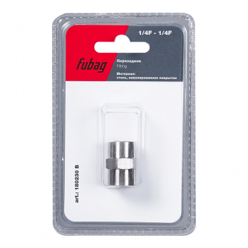 Переходник 1/4"F на 1/4"F Fubag