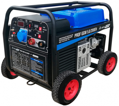 Бензиновый сварочный генератор TSS PROF GGW 5.0/200EH (MMA/TIG/Cellulose)